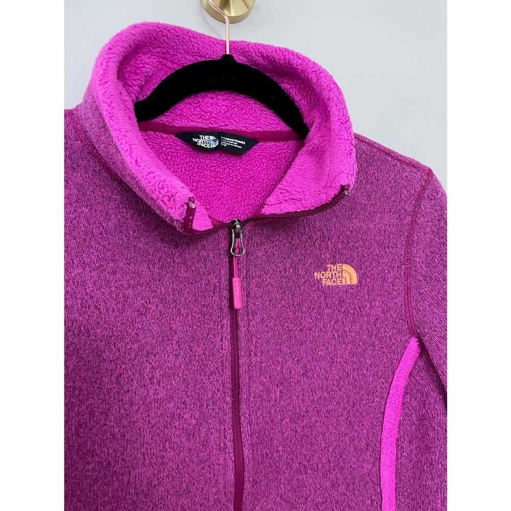 The North Face Women's Pink Full Zip Sweater Jack… - image 3