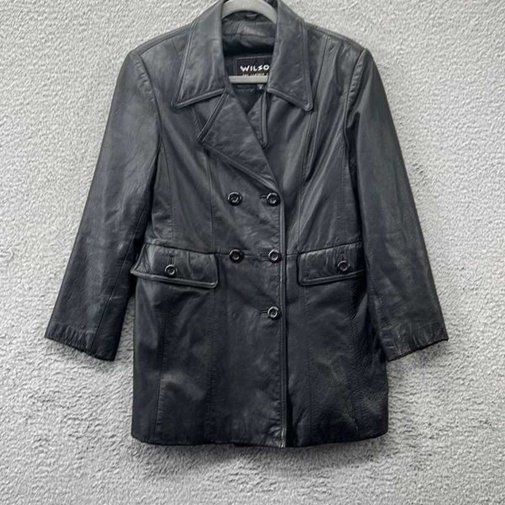 Womens Minimal 90s Wilsons Leather Black Leather … - image 1
