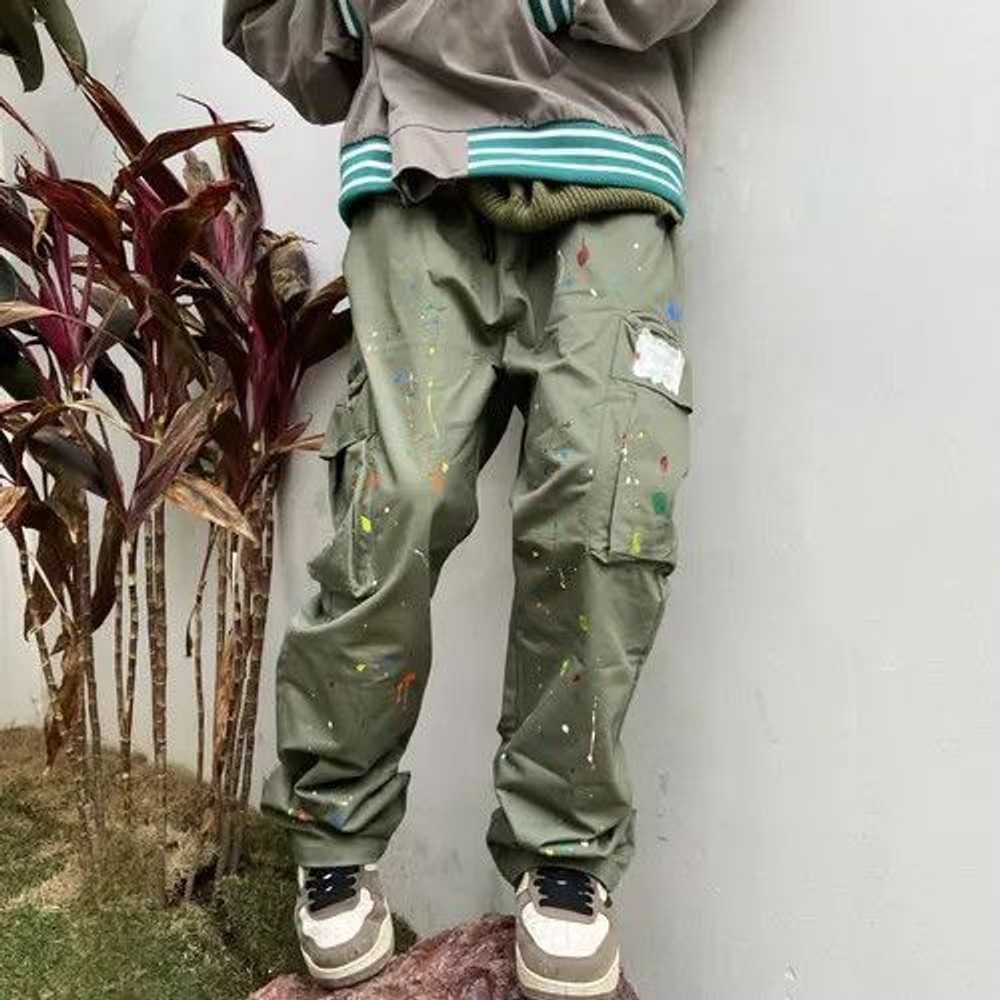 Streetwear × Vintage Splattered Paint Pants - image 1