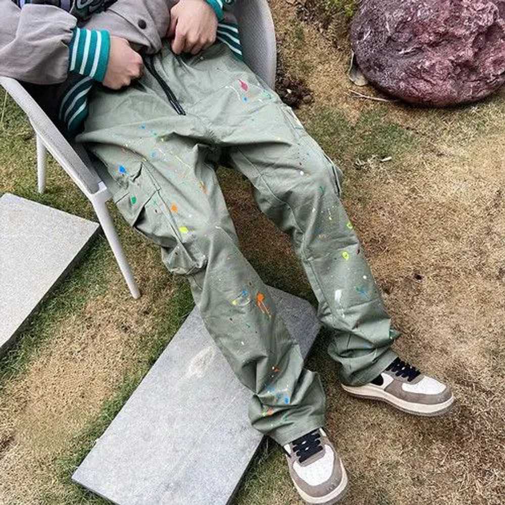 Streetwear × Vintage Splattered Paint Pants - image 3