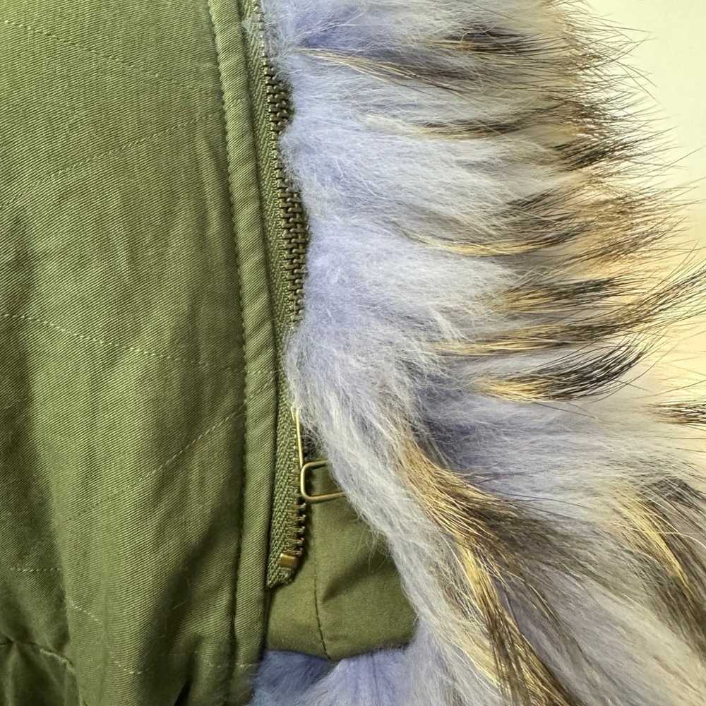 Jules Kae Green/Blue  Fur Jacket - image 6