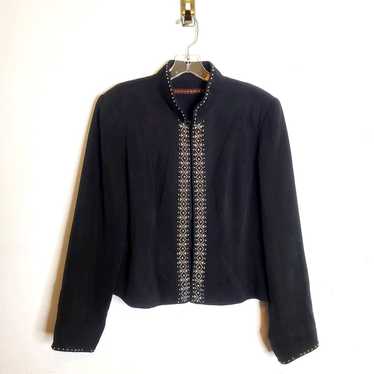 Double D Ranch Black Studded Embellished Jacket S… - image 1