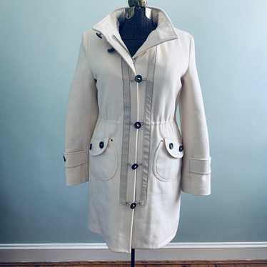 Mackage winter white wool long jacket