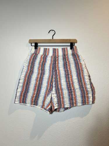 Bianca Saunders Ruched Parachute Shorts