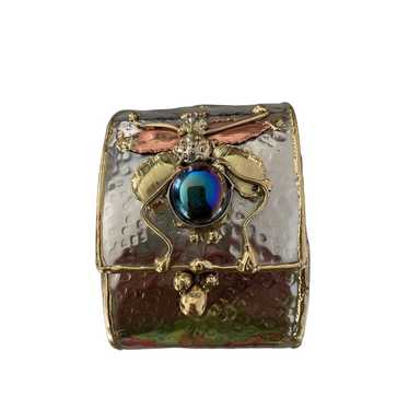Lunacy designs Handmade metallic purse with Bee de