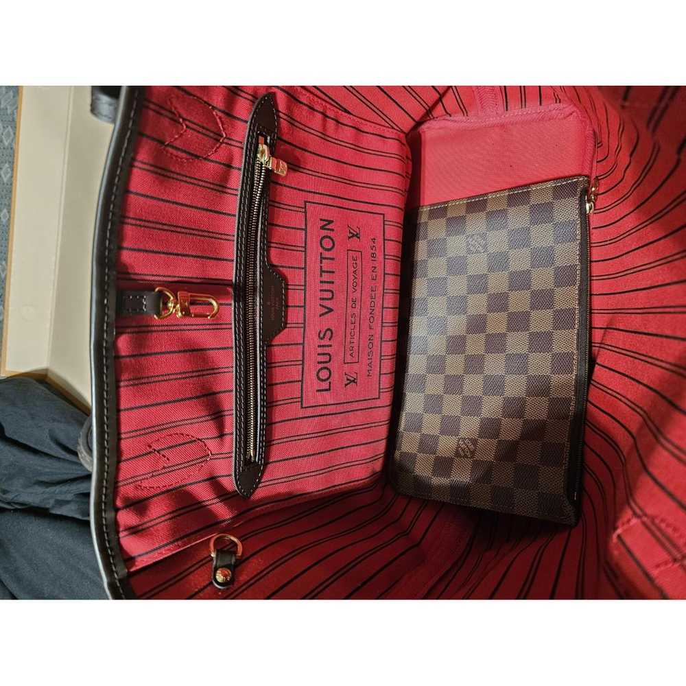 Louis Vuitton Neverfull leather tote - image 3