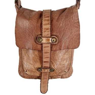 Civico 93 Crossbody Shoulder Bag Purse Brown Leat… - image 1