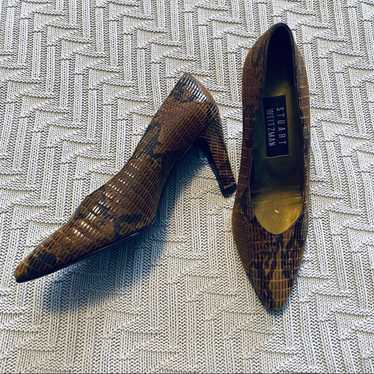 Vintage Stuart Weitzman python heels / pumps - image 1