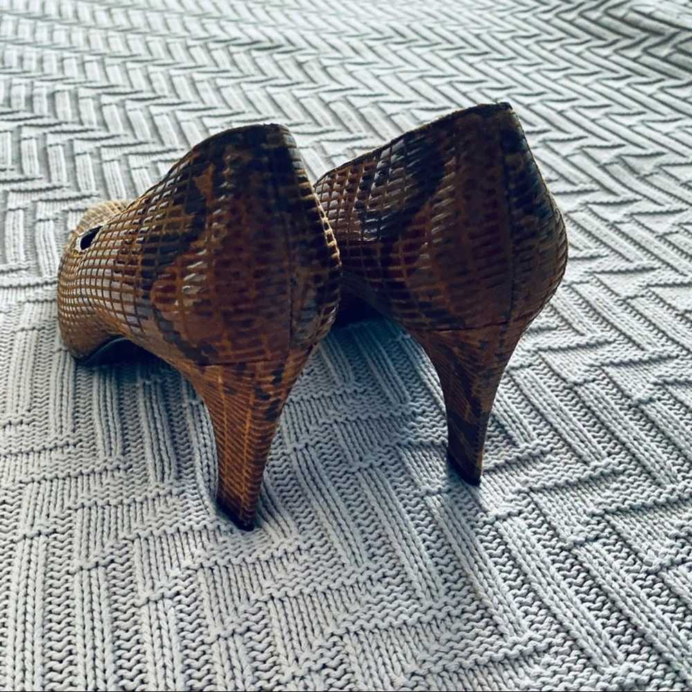 Vintage Stuart Weitzman python heels / pumps - image 3