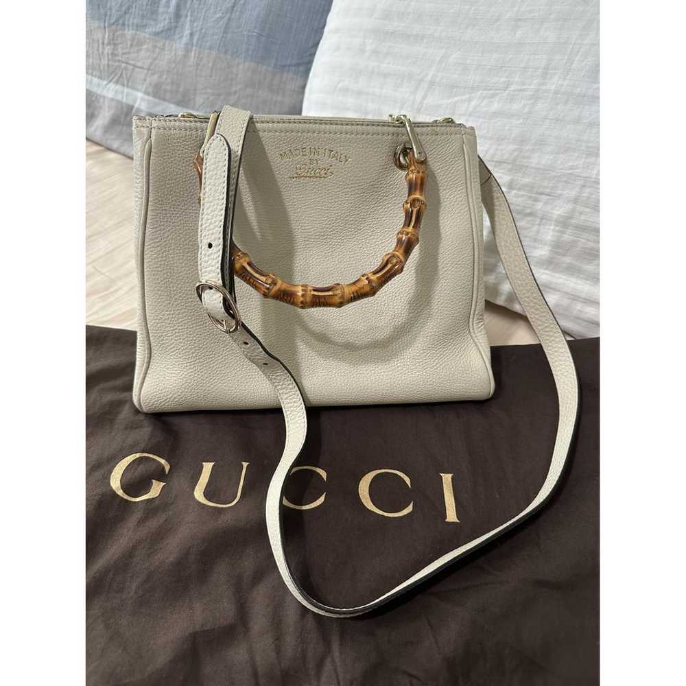 Gucci Bamboo Shopper leather tote - image 3