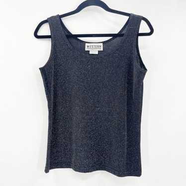 Western Connection Sparkly Tank Top Women's Size M