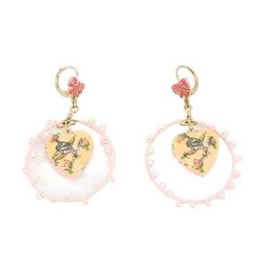 Betsey Johnson Vintage Tea Party Cake Heart Locket