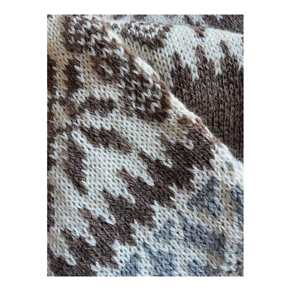 Pendleton Vtg Virgin Wool Scarf Double Knit Layer… - image 4