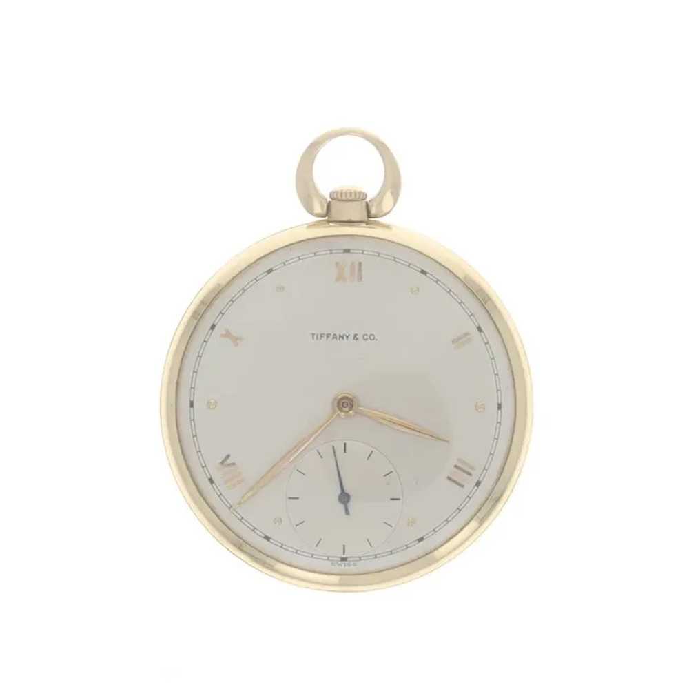 Tiffany & Co. Open Face Pocket Watch - Yellow Gol… - image 3