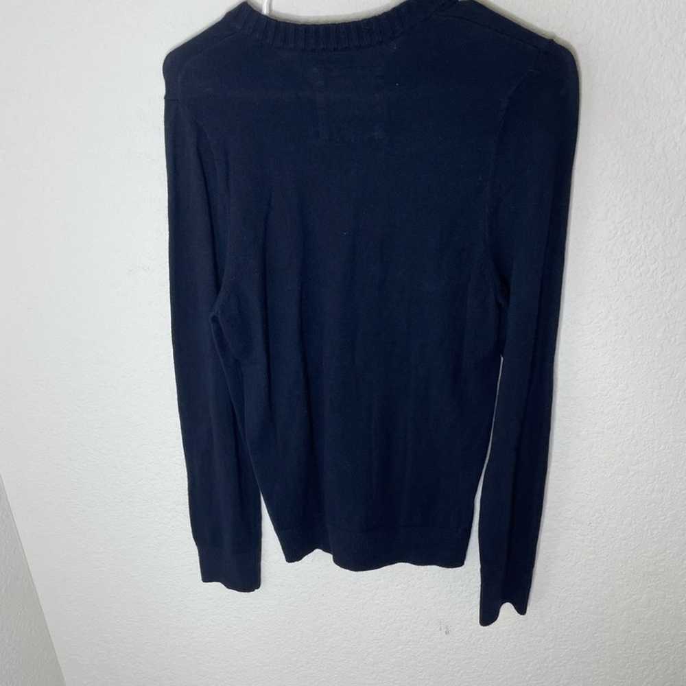 VTG Hollister Classic Navy Blue Knitted Sweater W… - image 3