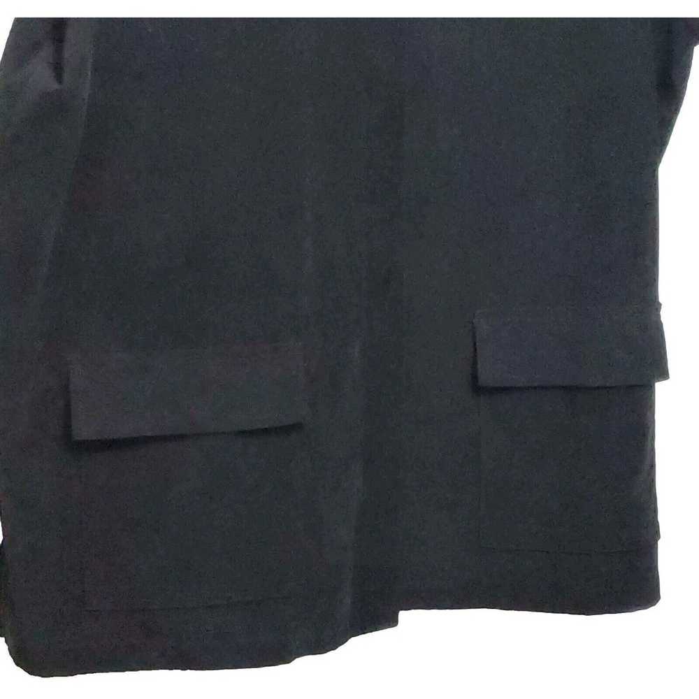 Vintage Dream & Co Womens Black Long Vest 2X Butt… - image 4