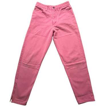Vintage 80s Guess Jeans Pink Ankle Zipper Women’s 