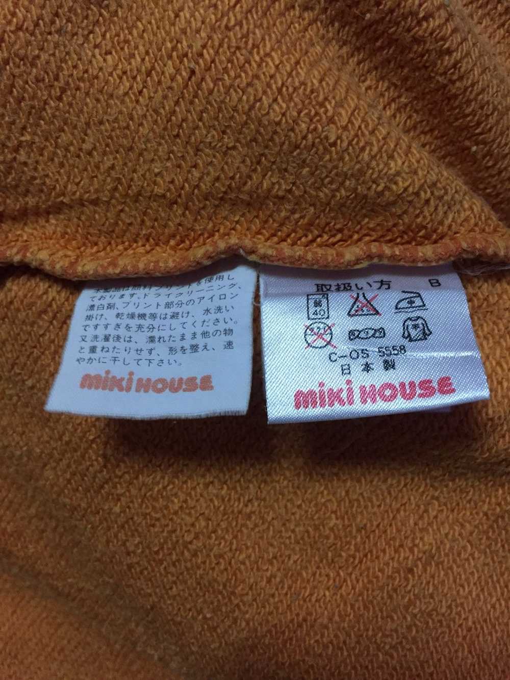 Japanese Brand Vintage 90s Miki House Bear Sweats… - image 4