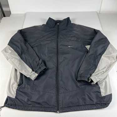 VTG Nike Jacket Adult Extra Large Black & Grey Sma