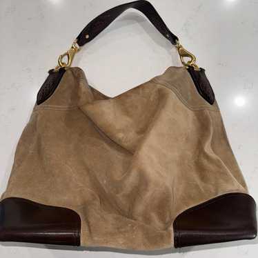 Cole Haan Suede and leather purse