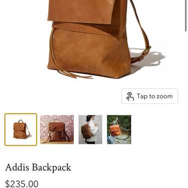 Raven + Lily Addis leather backpack