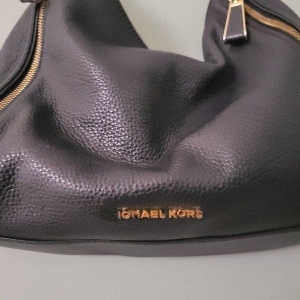 Michael Kors Matilda Large Black Leather Shoulder… - image 6