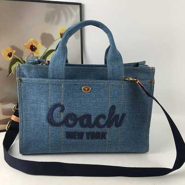 Coach cargo tote bag