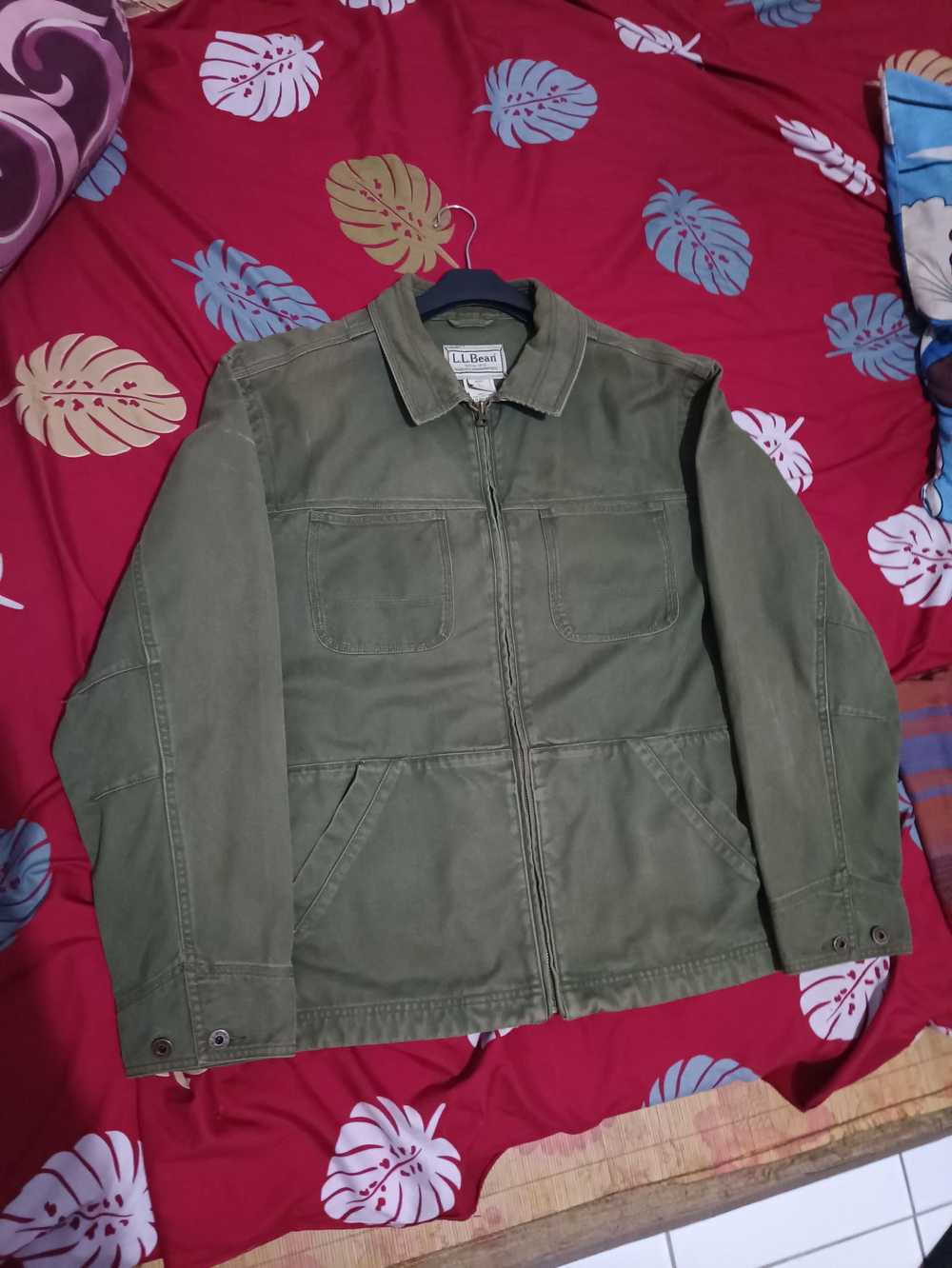 L.L. Bean L.L. BEAN PARKA ARMY VINTAGE JACKET - image 1