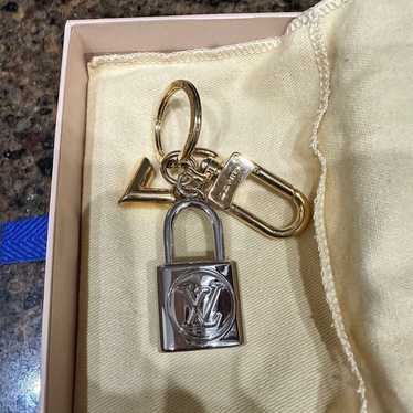 Louis Vuitton Lock Bag Charm and Keychain with dus