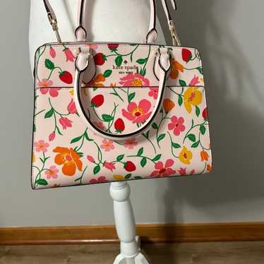 Kate Spade madison strawberry satchel and wallet