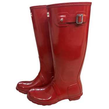 Hunter Original Tall Glossy Red Rain Boots
