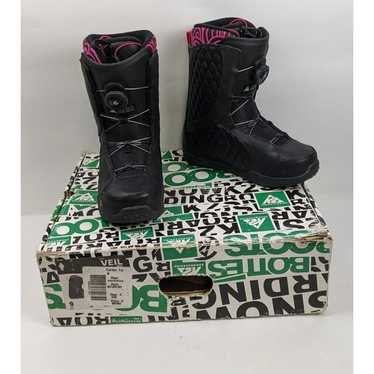 K2 Snowboard Boots The Veil Boa Womens Size 9 Pin… - image 1