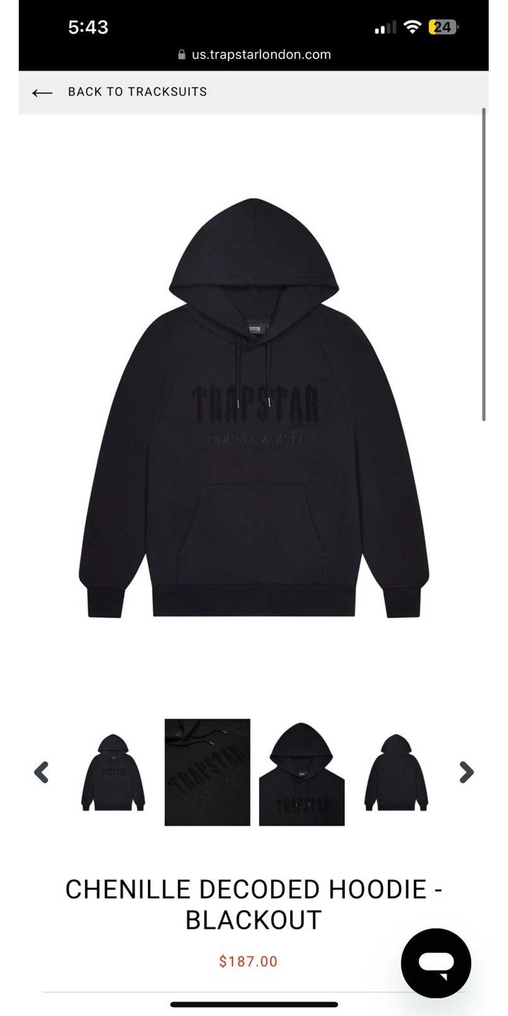 Trapstar London CHENILLE DECODED TRACKSUIT - BLAC… - image 10