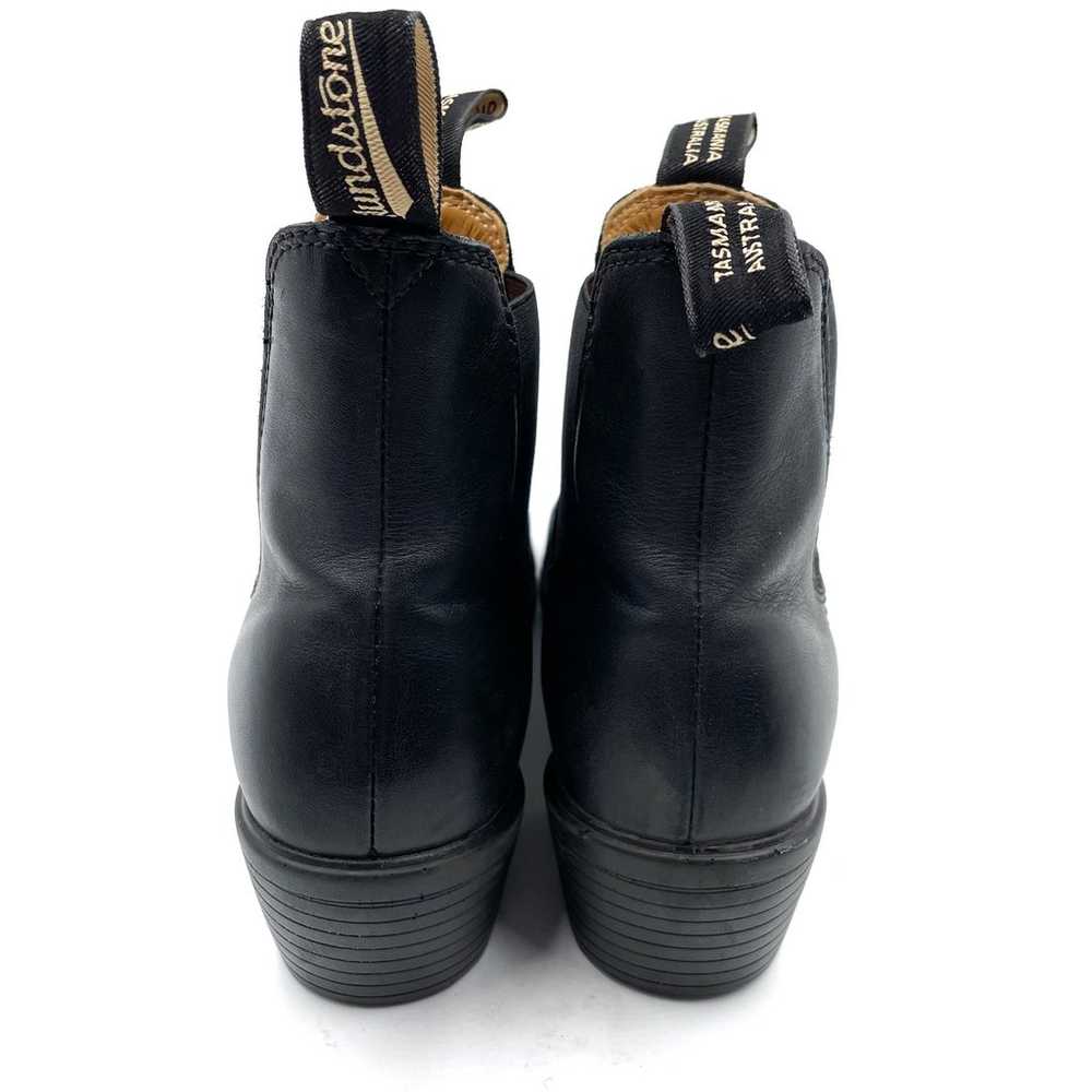 Blundstone 1671 Heeled Boots Black Leather Chelse… - image 6