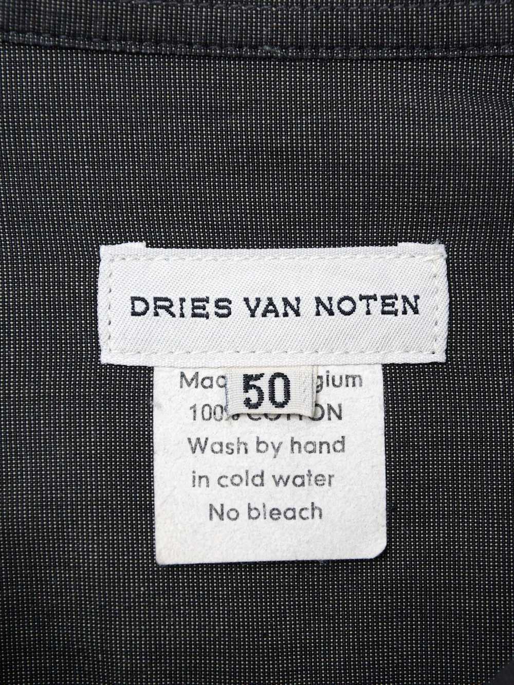 Dries Van Noten Dark Brown Multi Pocket Botton Up… - image 3