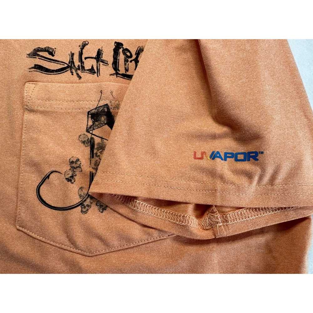 Other Salt Life SLX Med UAVapor Shirt Orange Fish… - image 6