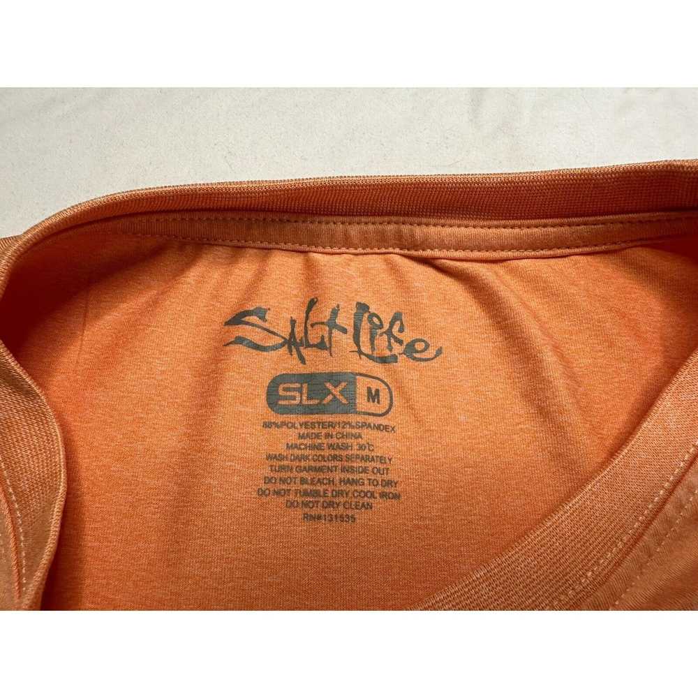 Other Salt Life SLX Med UAVapor Shirt Orange Fish… - image 9