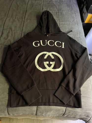 Gucci Gucci Big Logo GG Interlocking Hoodie