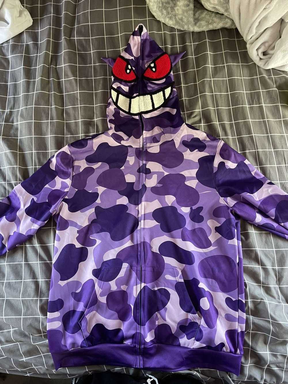 Public Space Retro Nintendo Gengar Pokemon Hoodie *RARE* hot Men’s Large, NEW!