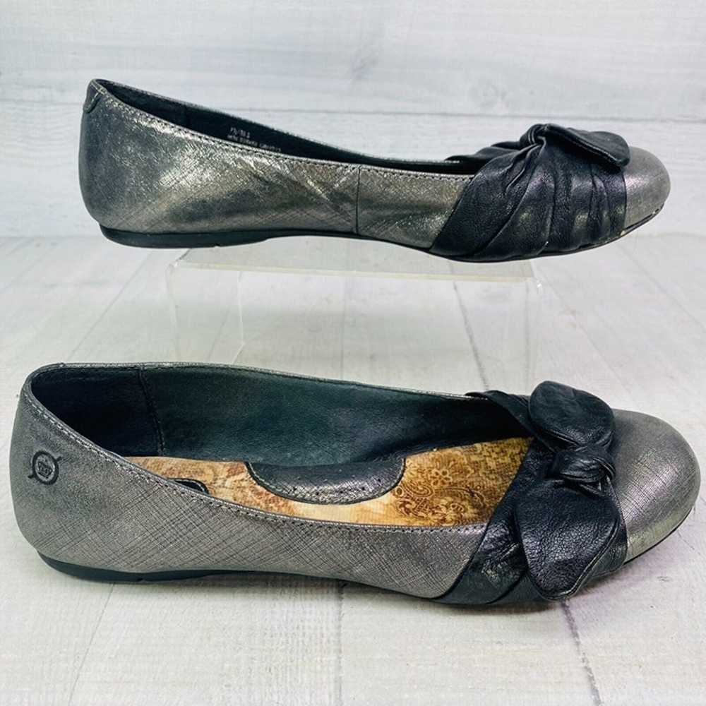 Born Hand Crafted Footwear B59458 Silver Leather … - image 4