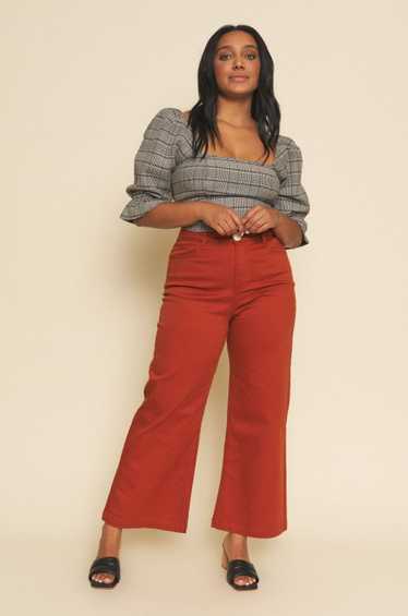 Whimsy and Row Flora pant in Rust Wide Leg