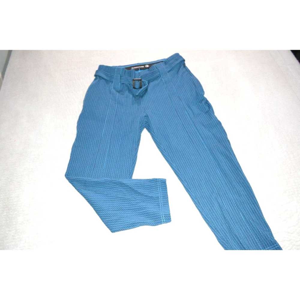 Vintage 45896-a Betabrand Pants Capris Crop Blue … - image 2
