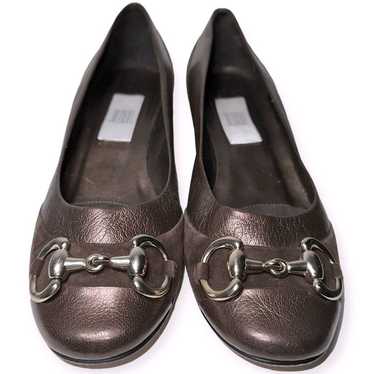 Jildor Women's Size 9 Brown Bronze Leather Suede G