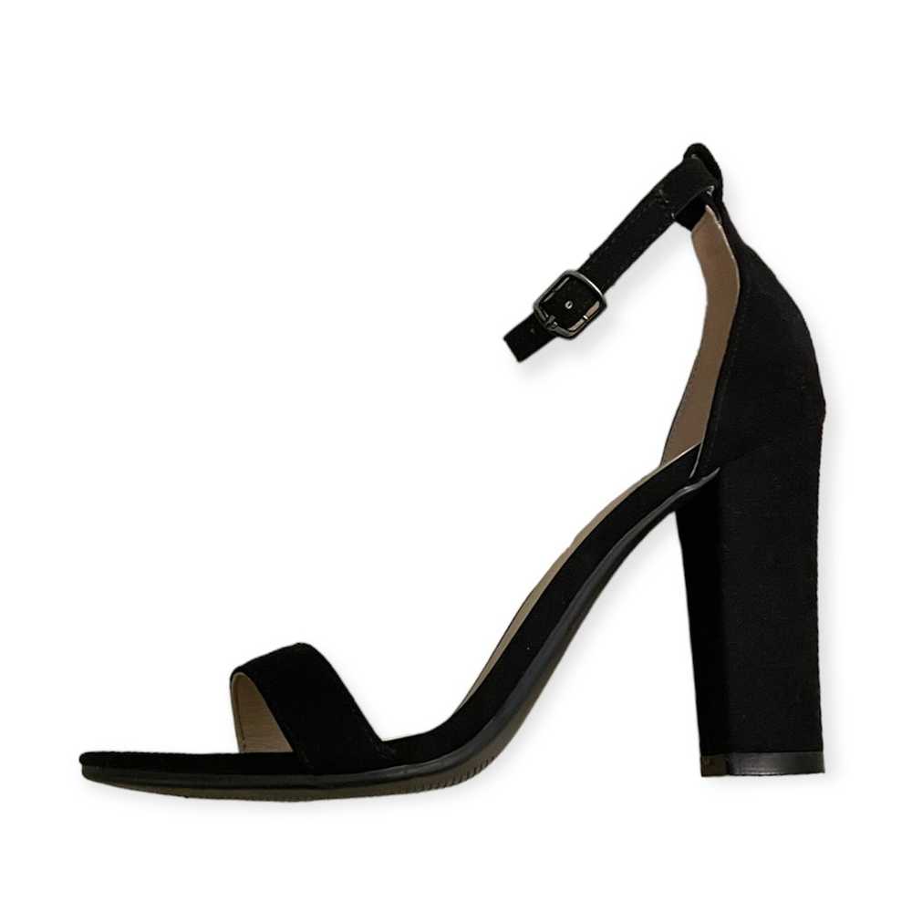 Ankis Open Toe Ankle Strap High Heels Black 8 - image 1