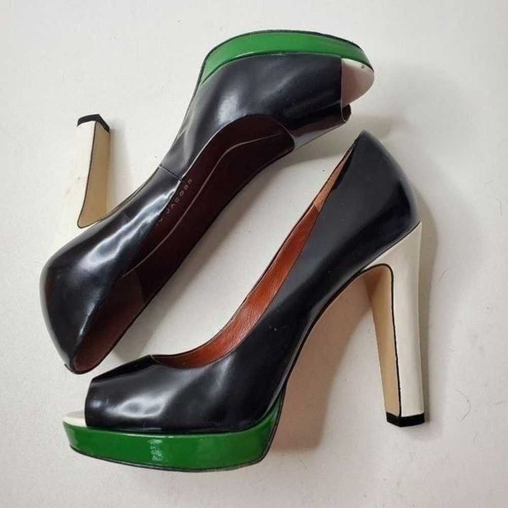 Marc by Marc Jacobs Black Green White Colorblock … - image 4