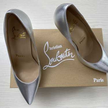 Christian Louboutin Silver high heels