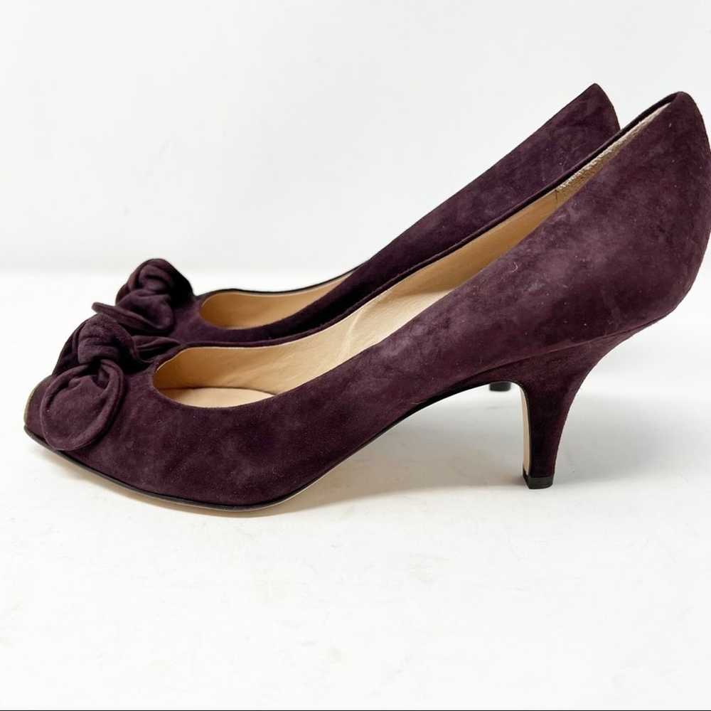 GIUSEPPE ZANOTTI Purple Suede Bow Heels in Size 8… - image 5