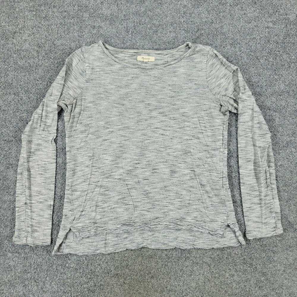 Madewell Madewell Shirt Women XS Gray Pullover Hi… - image 1