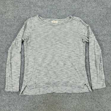 Madewell Madewell Shirt Women XS Gray Pullover Hi… - image 1