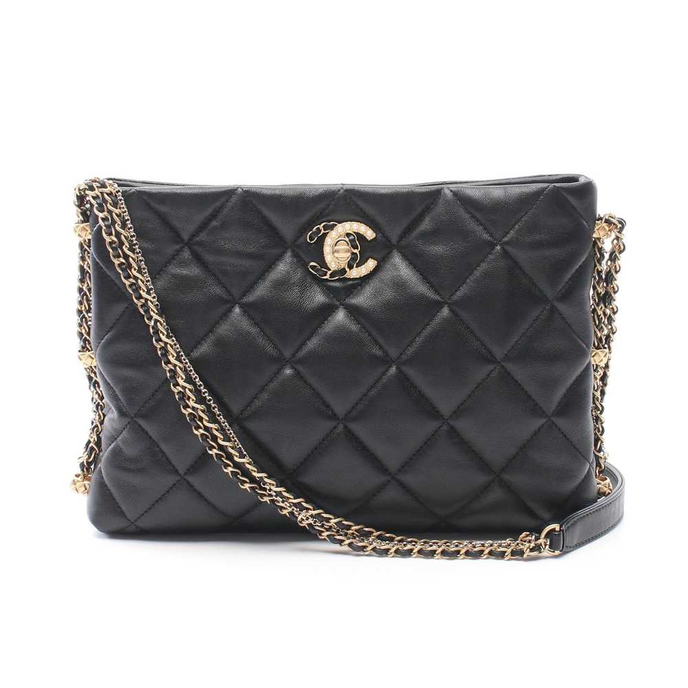 Chanel Chanel Matelasse Chain Shoulder Bag Lambsk… - image 1